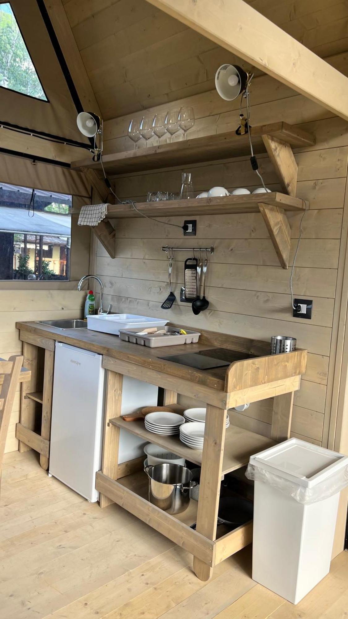 Glamping Camping Rivabella 莱科 外观 照片