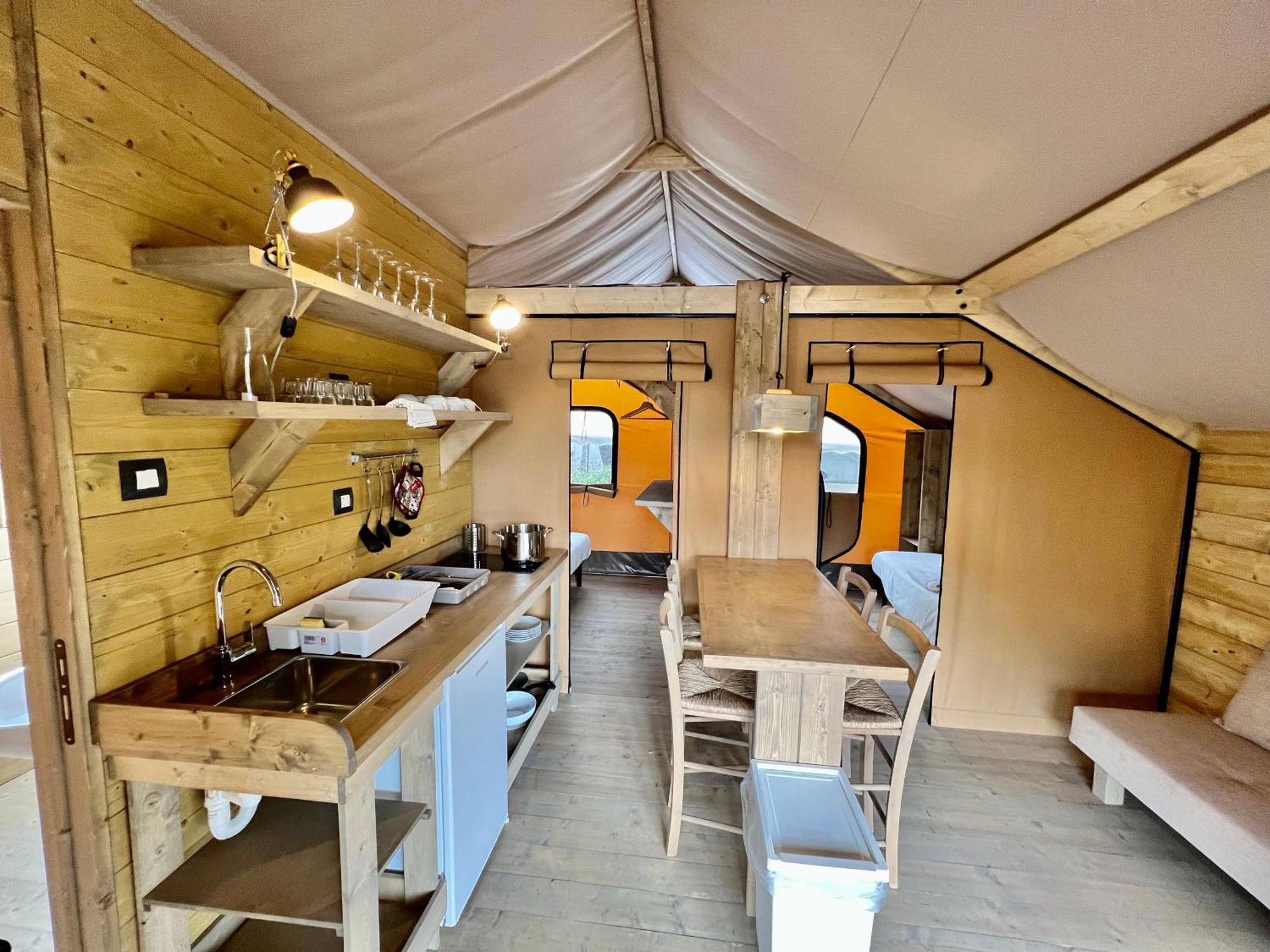 Glamping Camping Rivabella 莱科 外观 照片